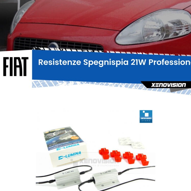 0 Fiat Grande punto: Spegnispia 21W Plug&Play senza tagliare cavi per luce Stop (Coppia) Coppia resistenze spegnispia per luce Stop Grande punto 2005 - 2018. Professionali, con dissipatore in metallo. Da collegare in parallelo.