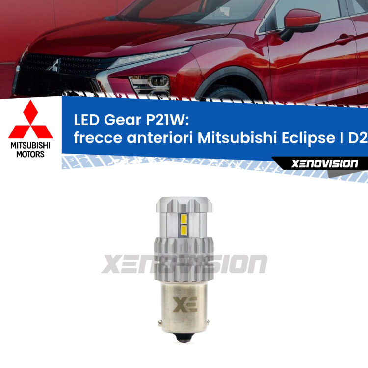 <strong>LED P21W per </strong><strong>Frecce Anteriori Mitsubishi Eclipse I (D21A) 1991 - 1995</strong><strong>. </strong>Richiede resistenze per eliminare lampeggio rapido, 3x più luce, compatta. Top Quality.

<strong>Frecce Anteriori LED per Mitsubishi Eclipse I</strong> D21A 1991 - 1995. Lampada <strong>P21W</strong>. Usa delle resistenze per eliminare lampeggio rapido.