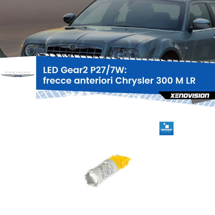 <strong>Frecce Anteriori LED per Chrysler 300 M</strong> LR 1998 - 2004. Lampada <strong>P27/7W</strong> non canbus.