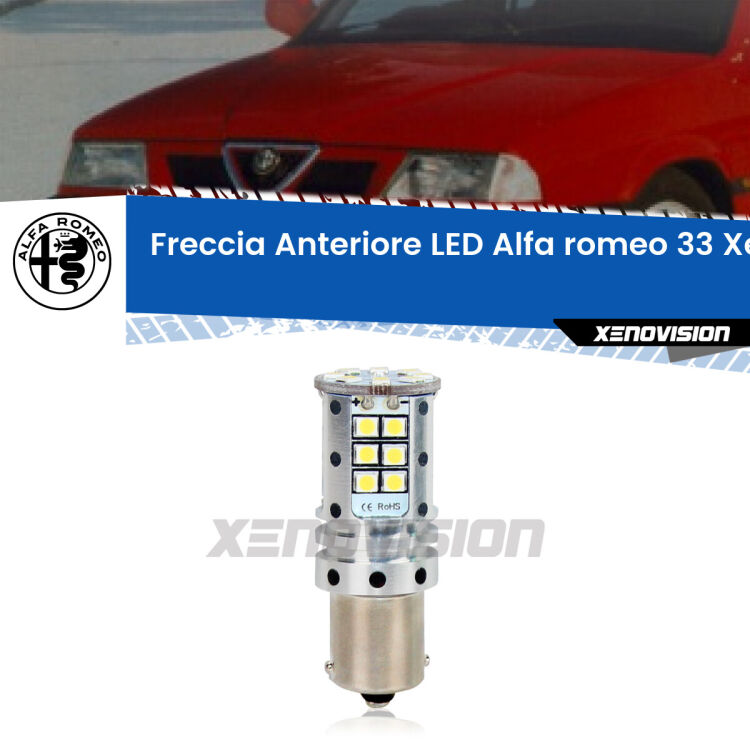 0 Freccia Anteriore LED Alfa romeo 33: Xenovision Arrow P21W <strong>LED </strong><strong>P21W</strong><strong> p</strong><strong><strong>e</strong>r freccia anteriore Alfa romeo 33</strong>. 8x volte più luce, No Hyperflash, dimensioni compatte. Qualità Massima.