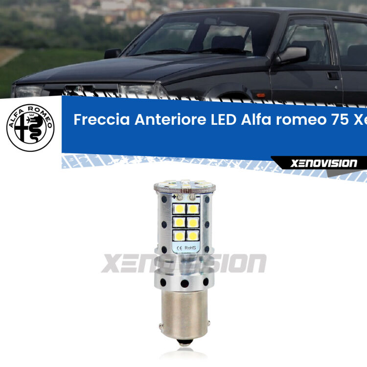 0 Freccia Anteriore LED Alfa romeo 75: Xenovision Arrow P21W <strong>LED </strong><strong>P21W</strong><strong> p</strong><strong><strong>e</strong>r freccia anteriore Alfa romeo 75</strong>. 8x volte più luce, No Hyperflash, dimensioni compatte. Qualità Massima.