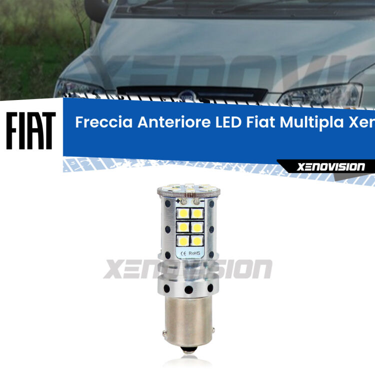 0 Freccia Anteriore LED Fiat Multipla: Xenovision Arrow P21W <strong>LED </strong><strong>P21W</strong><strong> p</strong><strong><strong>e</strong>r freccia anteriore Fiat Multipla</strong>. 8x volte più luce, No Hyperflash, dimensioni compatte. Qualità Massima.