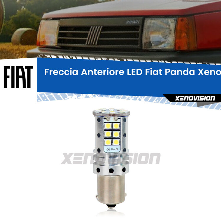 0 Freccia Anteriore LED Fiat Panda: Xenovision Arrow P21W <strong>LED </strong><strong>P21W</strong><strong> p</strong><strong><strong>e</strong>r freccia anteriore Fiat Panda</strong>. 8x volte più luce, No Hyperflash, dimensioni compatte. Qualità Massima.