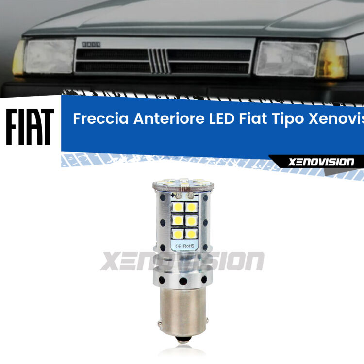 0 Freccia Anteriore LED Fiat Tipo: Xenovision Arrow P21W <strong>LED </strong><strong>P21W</strong><strong> p</strong><strong><strong>e</strong>r freccia anteriore Fiat Tipo</strong>. 8x volte più luce, No Hyperflash, dimensioni compatte. Qualità Massima.
