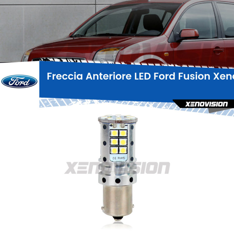 0 Freccia Anteriore LED Ford Fusion: Xenovision Arrow P21W <strong>LED </strong><strong>P21W</strong><strong> p</strong><strong><strong>e</strong>r freccia anteriore Ford Fusion</strong>. 8x volte più luce, No Hyperflash, dimensioni compatte. Qualità Massima.