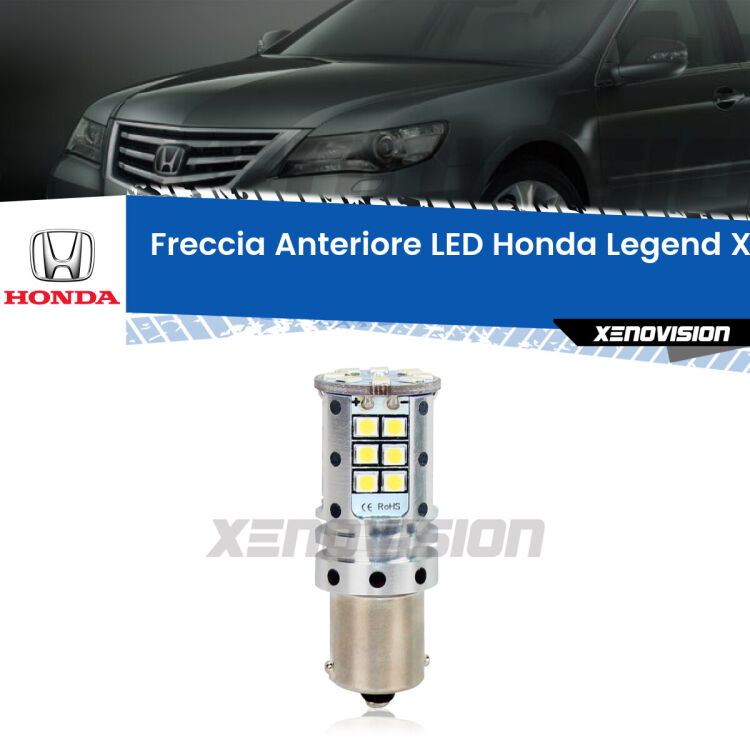 0 Freccia Anteriore LED Honda Legend: Xenovision Arrow P21W <strong>LED </strong><strong>P21W</strong><strong> p</strong><strong><strong>e</strong>r freccia anteriore Honda Legend</strong>. 8x volte più luce, No Hyperflash, dimensioni compatte. Qualità Massima.