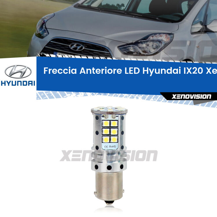 0 Freccia Anteriore LED Hyundai IX20: Xenovision Arrow P21W <strong>LED </strong><strong>P21W</strong><strong> p</strong><strong><strong>e</strong>r freccia anteriore Hyundai IX20</strong>. 8x volte più luce, No Hyperflash, dimensioni compatte. Qualità Massima.