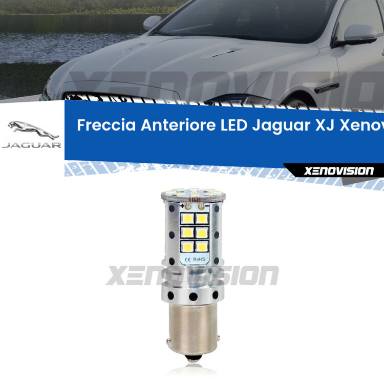 0 Freccia Anteriore LED Jaguar XJ: Xenovision Arrow P21W <strong>LED </strong><strong>P21W</strong><strong> p</strong><strong><strong>e</strong>r freccia anteriore Jaguar XJ</strong>. 8x volte più luce, No Hyperflash, dimensioni compatte. Qualità Massima.