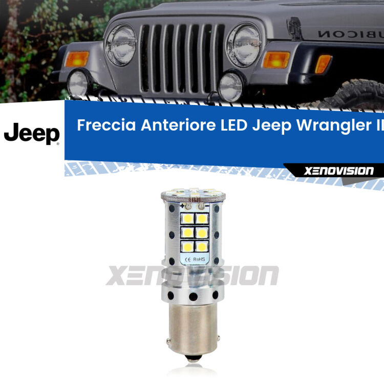 0 Freccia Anteriore LED Jeep Wrangler II: Xenovision Arrow P21W <strong>LED </strong><strong>P21W</strong><strong> p</strong><strong><strong>e</strong>r freccia anteriore Jeep Wrangler II</strong>. 8x volte più luce, No Hyperflash, dimensioni compatte. Qualità Massima.