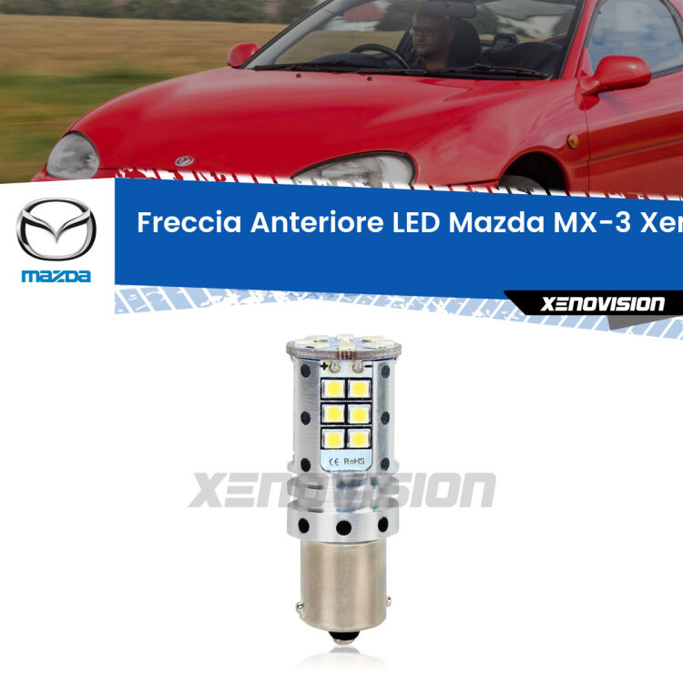 0 Freccia Anteriore LED Mazda MX-3: Xenovision Arrow P21W <strong>LED </strong><strong>P21W</strong><strong> p</strong><strong><strong>e</strong>r freccia anteriore Mazda MX-3</strong>. 8x volte più luce, No Hyperflash, dimensioni compatte. Qualità Massima.