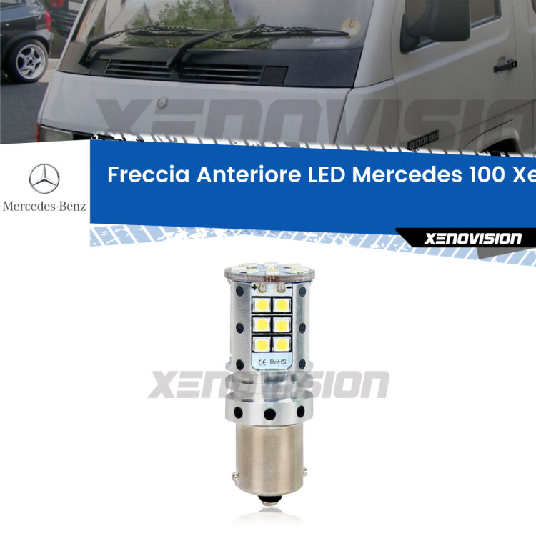 0 Freccia Anteriore LED Mercedes 100: Xenovision Arrow P21W <strong>LED </strong><strong>P21W</strong><strong> p</strong><strong><strong>e</strong>r freccia anteriore Mercedes 100</strong>. 8x volte più luce, No Hyperflash, dimensioni compatte. Qualità Massima.