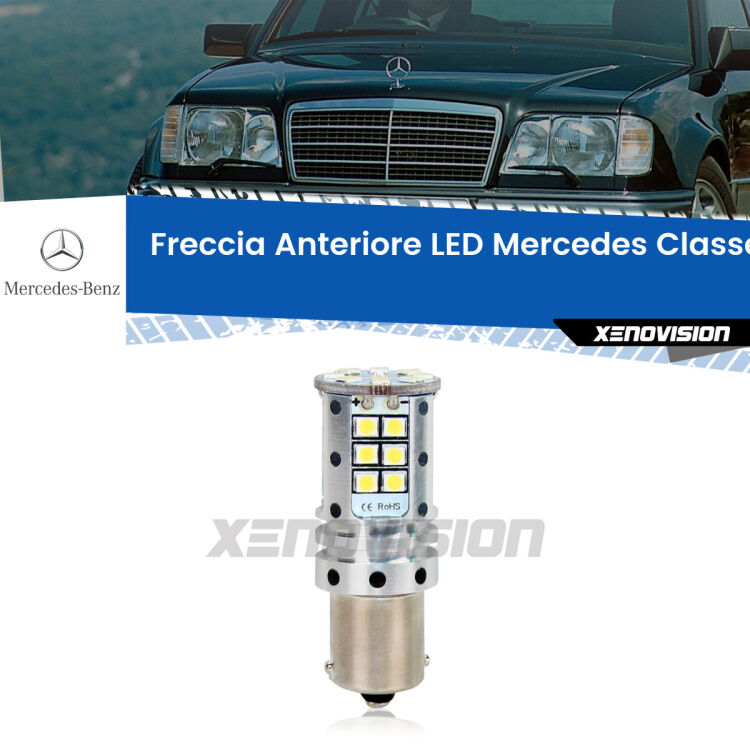 0 Freccia Anteriore LED Mercedes Classe-E: Xenovision Arrow P21W <strong>LED </strong><strong>P21W</strong><strong> p</strong><strong><strong>e</strong>r freccia anteriore Mercedes Classe-E</strong>. 8x volte più luce, No Hyperflash, dimensioni compatte. Qualità Massima.