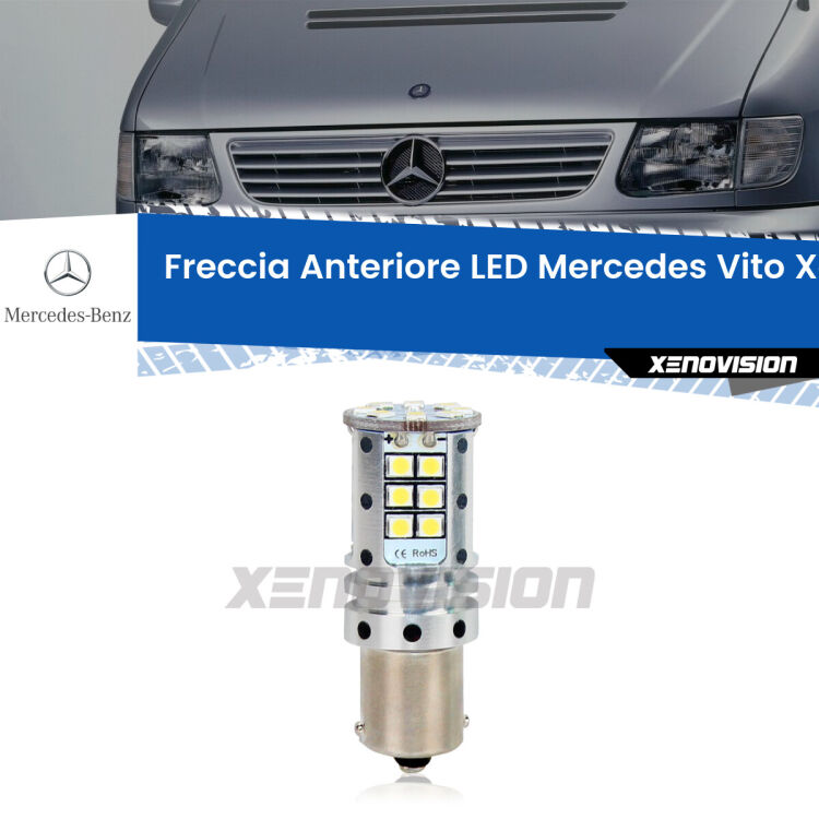0 Freccia Anteriore LED Mercedes Vito: Xenovision Arrow P21W <strong>LED </strong><strong>P21W</strong><strong> p</strong><strong><strong>e</strong>r freccia anteriore Mercedes Vito</strong>. 8x volte più luce, No Hyperflash, dimensioni compatte. Qualità Massima.