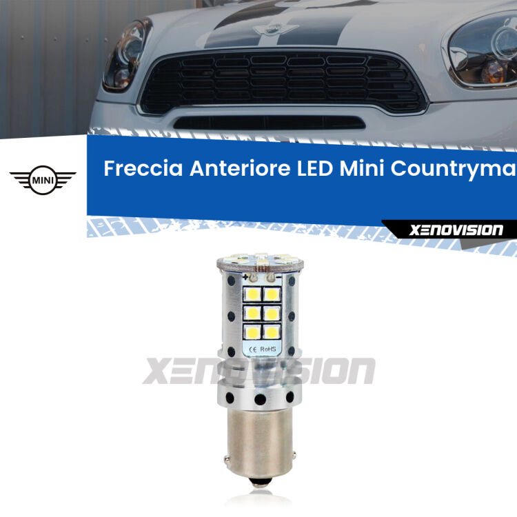 0 Freccia Anteriore LED Mini Countryman: Xenovision Arrow P21W <strong>LED </strong><strong>P21W</strong><strong> p</strong><strong><strong>e</strong>r freccia anteriore Mini Countryman</strong>. 8x volte più luce, No Hyperflash, dimensioni compatte. Qualità Massima.