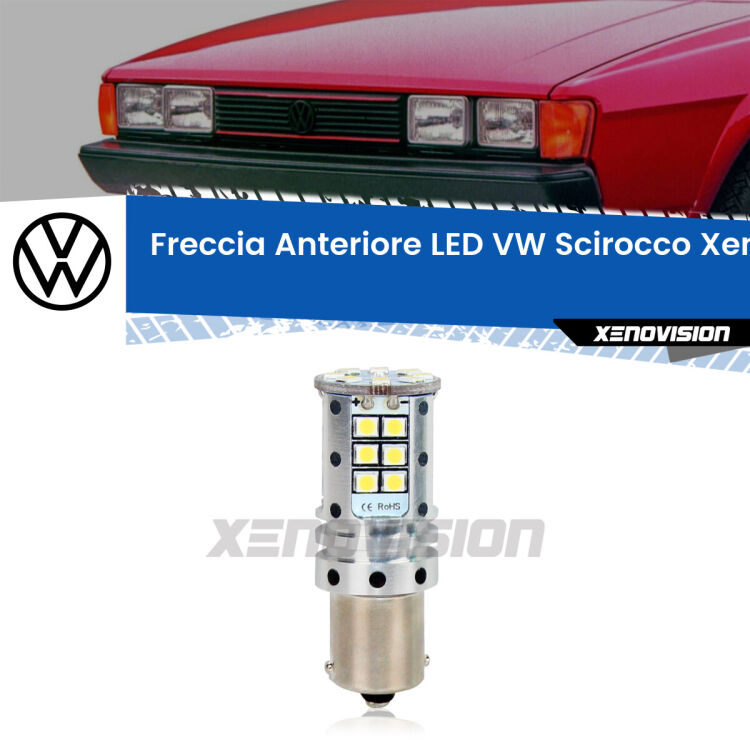 0 Freccia Anteriore LED VW Scirocco: Xenovision Arrow P21W <strong>LED </strong><strong>P21W</strong><strong> p</strong><strong><strong>e</strong>r freccia anteriore VW Scirocco</strong>. 8x volte più luce, No Hyperflash, dimensioni compatte. Qualità Massima.