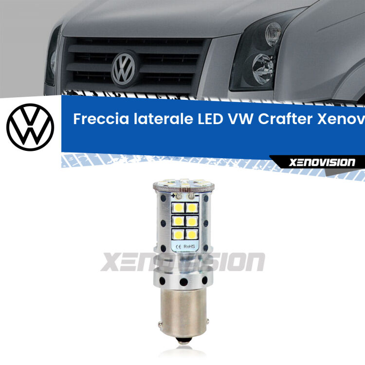 0 Freccia laterale LED VW Crafter: Xenovision Arrow P21W <strong>LED </strong><strong>P21W</strong><strong> p</strong><strong><strong>e</strong>r freccia laterale VW Crafter</strong>. 8x volte più luce, No Hyperflash, dimensioni compatte. Qualità Massima.