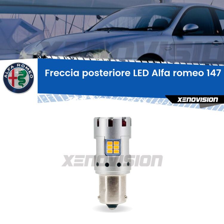 0 Freccia posteriore LED Alfa romeo 147: XPRO Gear 3.0 P21W <strong>LED </strong><strong>P21W</strong><strong> p</strong><strong><strong>e</strong>r freccia posteriore Alfa romeo 147</strong>. 8x volte più luce, No Hyperflash, raffreddata a ventola. Qualità Massima.