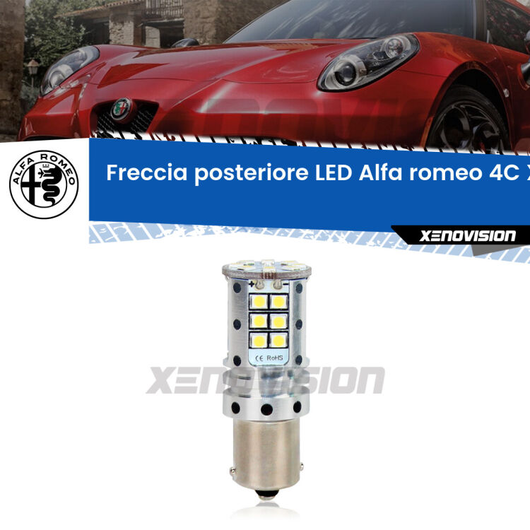 0 Freccia posteriore LED Alfa romeo 4C: Xenovision Arrow P21W <strong>LED </strong><strong>P21W</strong><strong> p</strong><strong><strong>e</strong>r freccia posteriore Alfa romeo 4C</strong>. 8x volte più luce, No Hyperflash, dimensioni compatte. Qualità Massima.