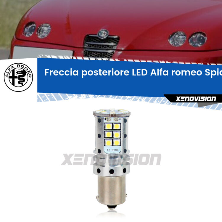 0 Freccia posteriore LED Alfa romeo Spider: Xenovision Arrow P21W <strong>LED </strong><strong>P21W</strong><strong> p</strong><strong><strong>e</strong>r freccia posteriore Alfa romeo Spider</strong>. 8x volte più luce, No Hyperflash, dimensioni compatte. Qualità Massima.