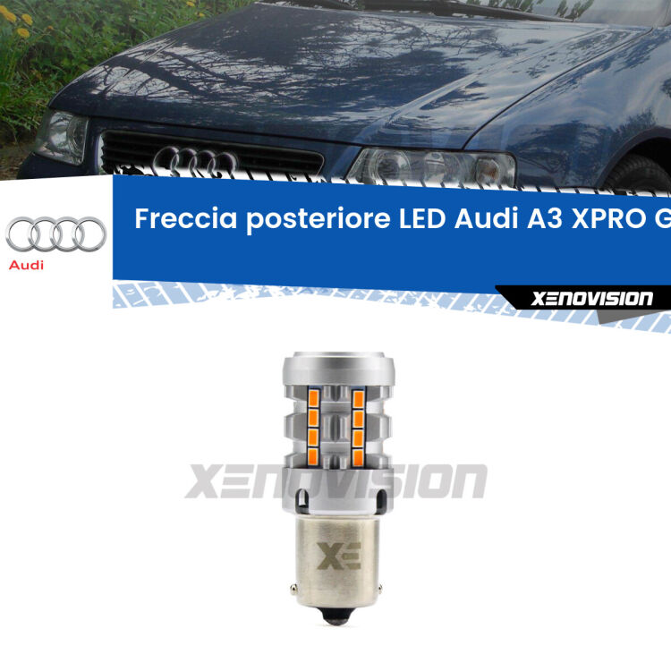 0 Freccia posteriore LED Audi A3: XPRO Gear 2.0 PY21W <strong>LED </strong><strong>PY21W p</strong><strong><strong>e</strong>r freccia posteriore Audi A3</strong>. 5x volte più luce, No Hyperflash, dimensioni compatte. Qualità Massima.
