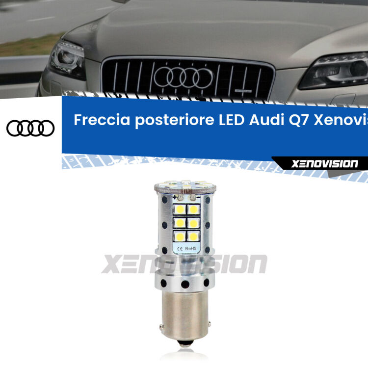 0 Freccia posteriore LED Audi Q7: Xenovision Arrow P21W <strong>LED </strong><strong>P21W</strong><strong> p</strong><strong><strong>e</strong>r freccia posteriore Audi Q7</strong>. 8x volte più luce, No Hyperflash, dimensioni compatte. Qualità Massima.