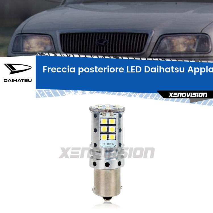 0 Freccia posteriore LED Daihatsu Applause: Xenovision Arrow P21W <strong>LED </strong><strong>P21W</strong><strong> p</strong><strong><strong>e</strong>r freccia posteriore Daihatsu Applause</strong>. 8x volte più luce, No Hyperflash, dimensioni compatte. Qualità Massima.