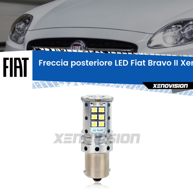 0 Freccia posteriore LED Fiat Bravo II: Xenovision Arrow P21W <strong>LED </strong><strong>P21W</strong><strong> p</strong><strong><strong>e</strong>r freccia posteriore Fiat Bravo II</strong>. 8x volte più luce, No Hyperflash, dimensioni compatte. Qualità Massima.
