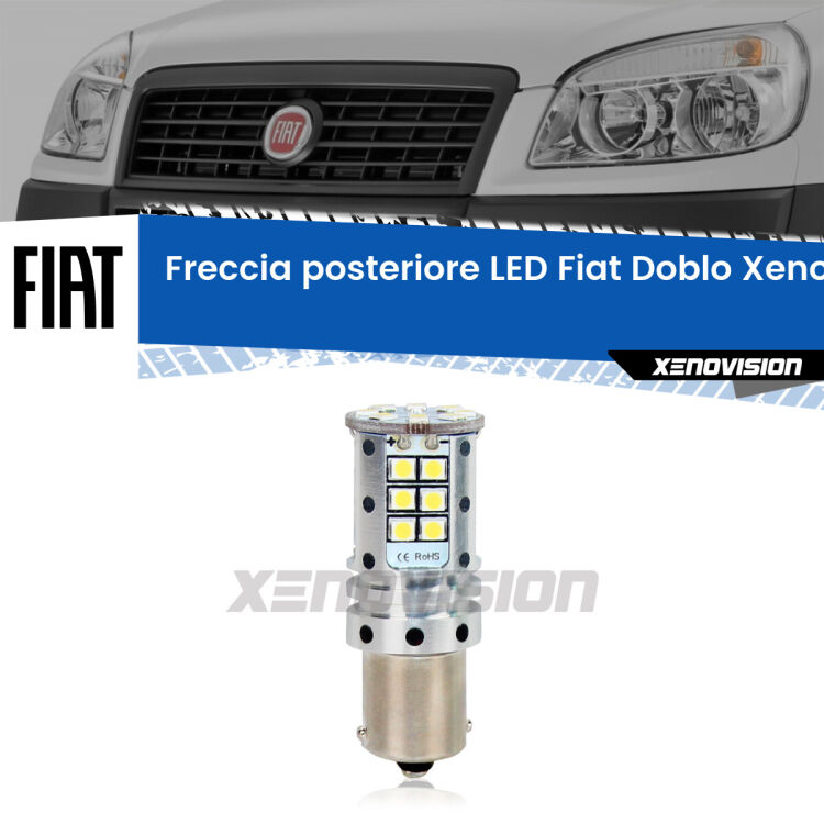 0 Freccia posteriore LED Fiat Doblo: Xenovision Arrow P21W <strong>LED </strong><strong>P21W</strong><strong> p</strong><strong><strong>e</strong>r freccia posteriore Fiat Doblo</strong>. 8x volte più luce, No Hyperflash, dimensioni compatte. Qualità Massima.