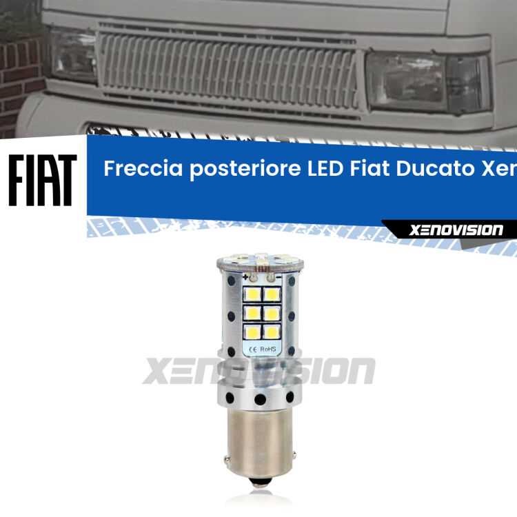 0 Freccia posteriore LED Fiat Ducato: Xenovision Arrow P21W <strong>LED </strong><strong>P21W</strong><strong> p</strong><strong><strong>e</strong>r freccia posteriore Fiat Ducato</strong>. 8x volte più luce, No Hyperflash, dimensioni compatte. Qualità Massima.