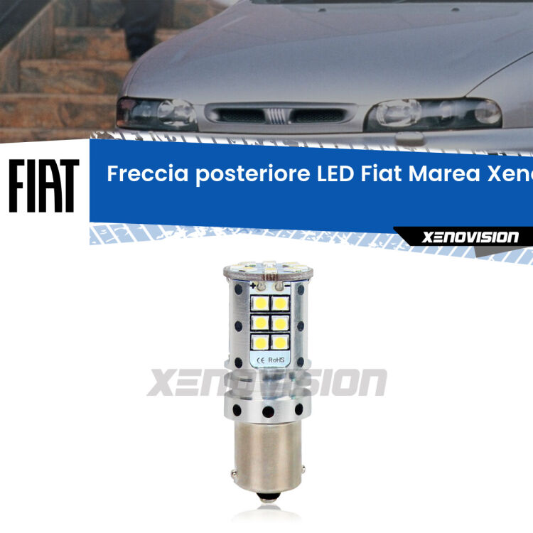 0 Freccia posteriore LED Fiat Marea: Xenovision Arrow P21W <strong>LED </strong><strong>P21W</strong><strong> p</strong><strong><strong>e</strong>r freccia posteriore Fiat Marea</strong>. 8x volte più luce, No Hyperflash, dimensioni compatte. Qualità Massima.