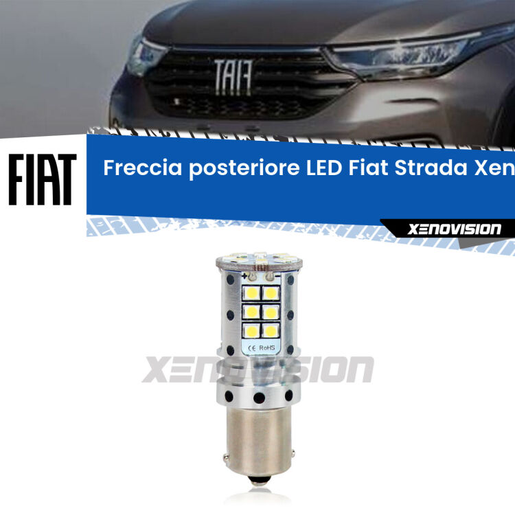 0 Freccia posteriore LED Fiat Strada: Xenovision Arrow P21W <strong>LED </strong><strong>P21W</strong><strong> p</strong><strong><strong>e</strong>r freccia posteriore Fiat Strada</strong>. 8x volte più luce, No Hyperflash, dimensioni compatte. Qualità Massima.