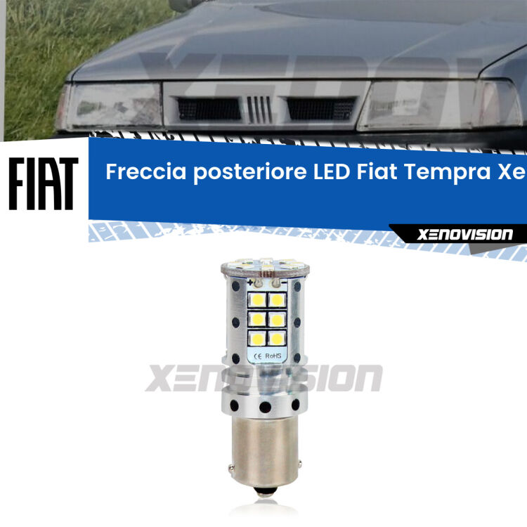 0 Freccia posteriore LED Fiat Tempra: Xenovision Arrow P21W <strong>LED </strong><strong>P21W</strong><strong> p</strong><strong><strong>e</strong>r freccia posteriore Fiat Tempra</strong>. 8x volte più luce, No Hyperflash, dimensioni compatte. Qualità Massima.