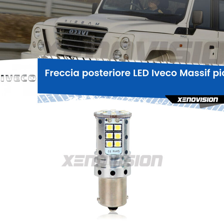 0 Freccia posteriore LED Iveco Massif pickup: Xenovision Arrow P21W <strong>LED </strong><strong>P21W</strong><strong> p</strong><strong><strong>e</strong>r freccia posteriore Iveco Massif pickup</strong>. 8x volte più luce, No Hyperflash, dimensioni compatte. Qualità Massima.