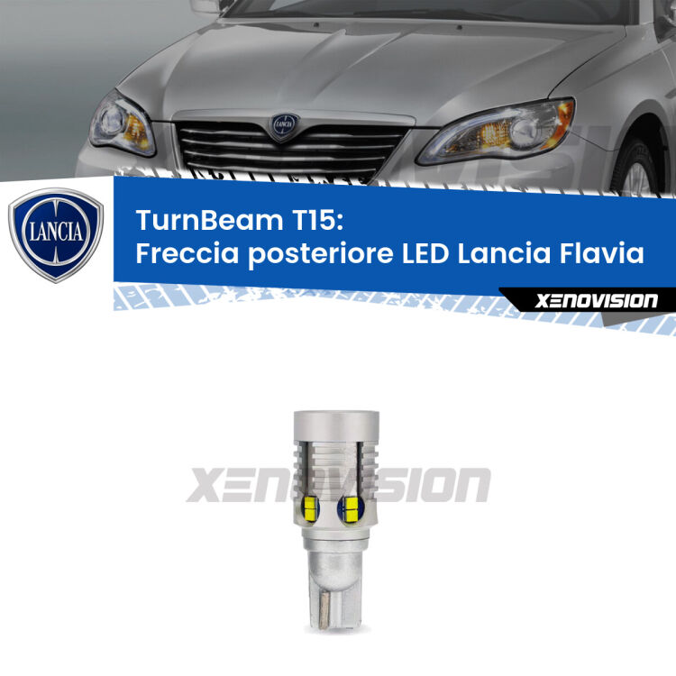 <strong>LED freccia posteriore Lancia Flavia </strong>. Una lampada LED T15 per Frecce, ottima resa in ogni direzione, Qualità Massima.