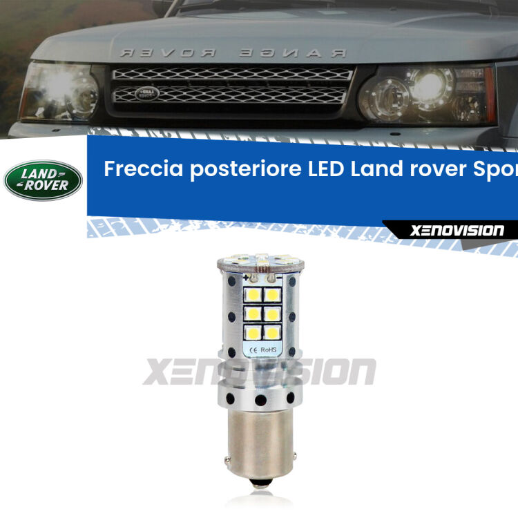 0 Freccia posteriore LED Land rover Sport: Xenovision Arrow P21W <strong>LED </strong><strong>P21W</strong><strong> p</strong><strong><strong>e</strong>r freccia posteriore Land rover Sport</strong>. 8x volte più luce, No Hyperflash, dimensioni compatte. Qualità Massima.