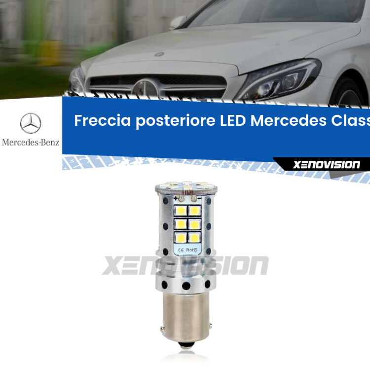0 Freccia posteriore LED Mercedes Classe-C: Xenovision Arrow P21W <strong>LED </strong><strong>P21W</strong><strong> p</strong><strong><strong>e</strong>r freccia posteriore Mercedes Classe-C</strong>. 8x volte più luce, No Hyperflash, dimensioni compatte. Qualità Massima.
