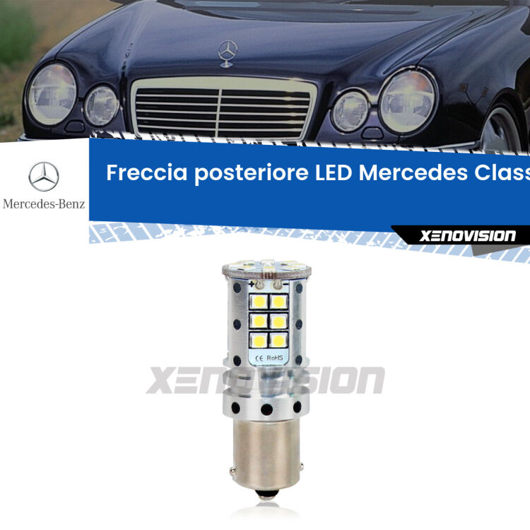 0 Freccia posteriore LED Mercedes Classe-E: Xenovision Arrow P21W <strong>LED </strong><strong>P21W</strong><strong> p</strong><strong><strong>e</strong>r freccia posteriore Mercedes Classe-E</strong>. 8x volte più luce, No Hyperflash, dimensioni compatte. Qualità Massima.