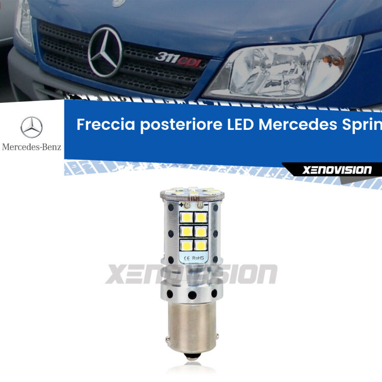 0 Freccia posteriore LED Mercedes Sprinter: Xenovision Arrow P21W <strong>LED </strong><strong>P21W</strong><strong> p</strong><strong><strong>e</strong>r freccia posteriore Mercedes Sprinter</strong>. 8x volte più luce, No Hyperflash, dimensioni compatte. Qualità Massima.