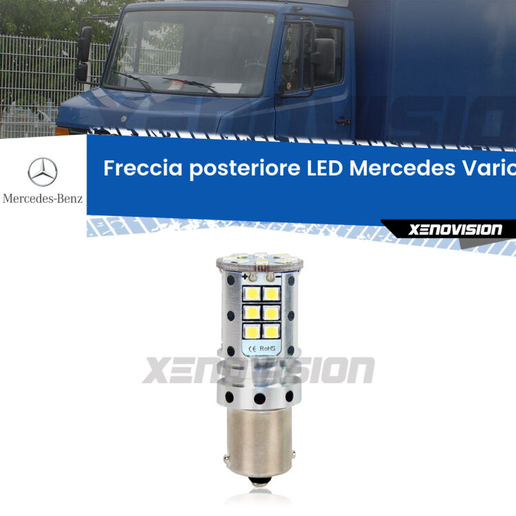 0 Freccia posteriore LED Mercedes Vario: Xenovision Arrow P21W <strong>LED </strong><strong>P21W</strong><strong> p</strong><strong><strong>e</strong>r freccia posteriore Mercedes Vario</strong>. 8x volte più luce, No Hyperflash, dimensioni compatte. Qualità Massima.