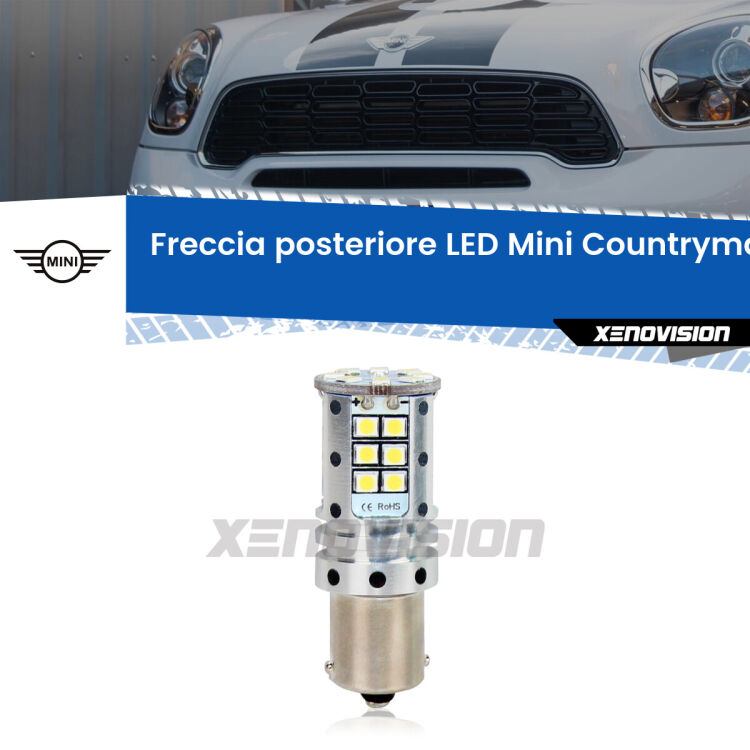0 Freccia posteriore LED Mini Countryman: Xenovision Arrow P21W <strong>LED </strong><strong>P21W</strong><strong> p</strong><strong><strong>e</strong>r freccia posteriore Mini Countryman</strong>. 8x volte più luce, No Hyperflash, dimensioni compatte. Qualità Massima.