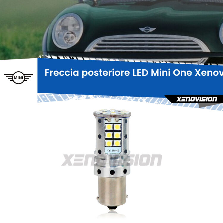 0 Freccia posteriore LED Mini One: Xenovision Arrow P21W <strong>LED </strong><strong>P21W</strong><strong> p</strong><strong><strong>e</strong>r freccia posteriore Mini One</strong>. 8x volte più luce, No Hyperflash, dimensioni compatte. Qualità Massima.