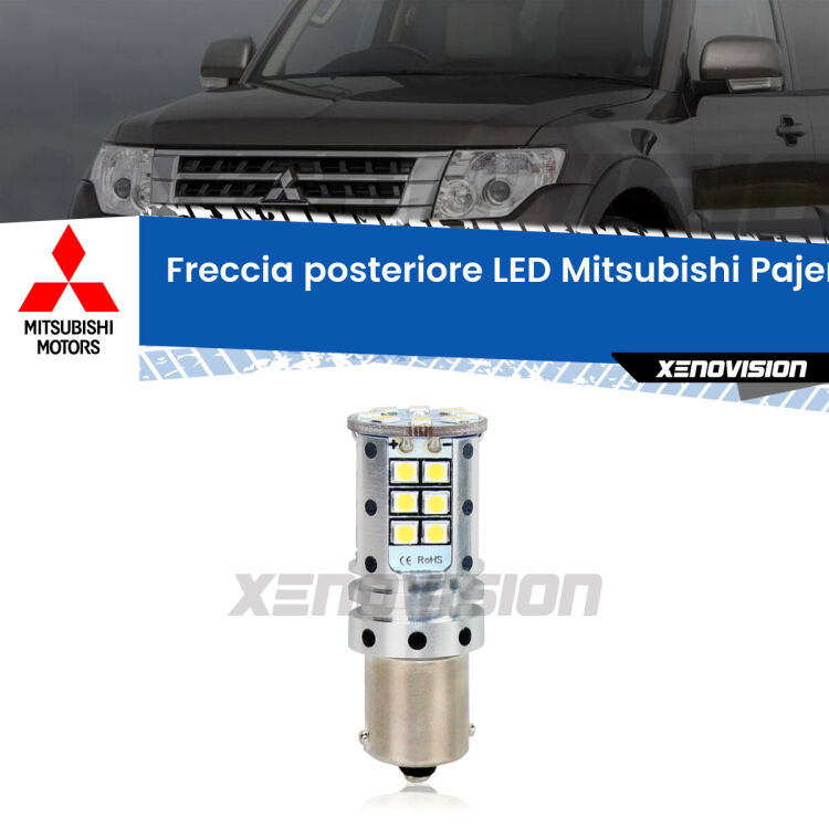 0 Freccia posteriore LED Mitsubishi Pajero III: Xenovision Arrow P21W <strong>LED </strong><strong>P21W</strong><strong> p</strong><strong><strong>e</strong>r freccia posteriore Mitsubishi Pajero III</strong>. 8x volte più luce, No Hyperflash, dimensioni compatte. Qualità Massima.