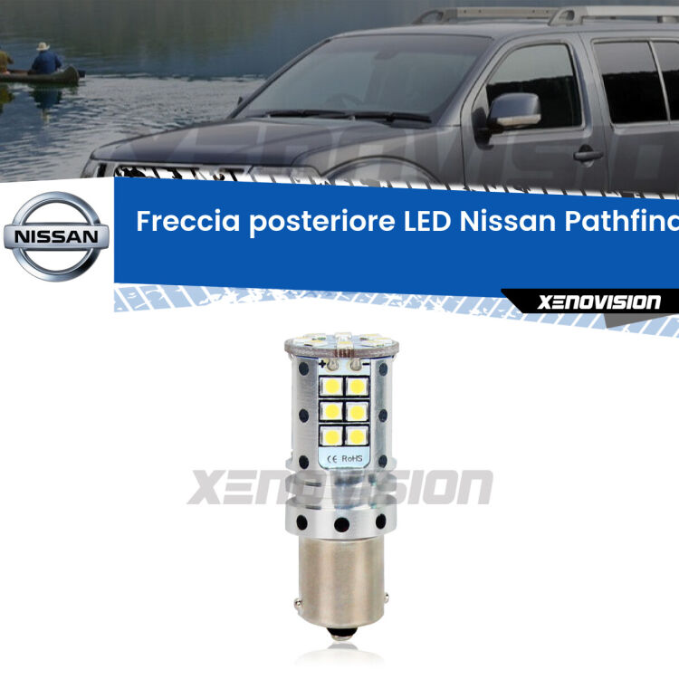 0 Freccia posteriore LED Nissan Pathfinder III: Xenovision Arrow P21W <strong>LED </strong><strong>P21W</strong><strong> p</strong><strong><strong>e</strong>r freccia posteriore Nissan Pathfinder III</strong>. 8x volte più luce, No Hyperflash, dimensioni compatte. Qualità Massima.