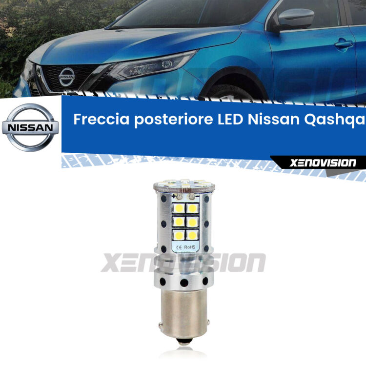 0 Freccia posteriore LED Nissan Qashqai: Xenovision Arrow P21W <strong>LED </strong><strong>P21W</strong><strong> p</strong><strong><strong>e</strong>r freccia posteriore Nissan Qashqai</strong>. 8x volte più luce, No Hyperflash, dimensioni compatte. Qualità Massima.