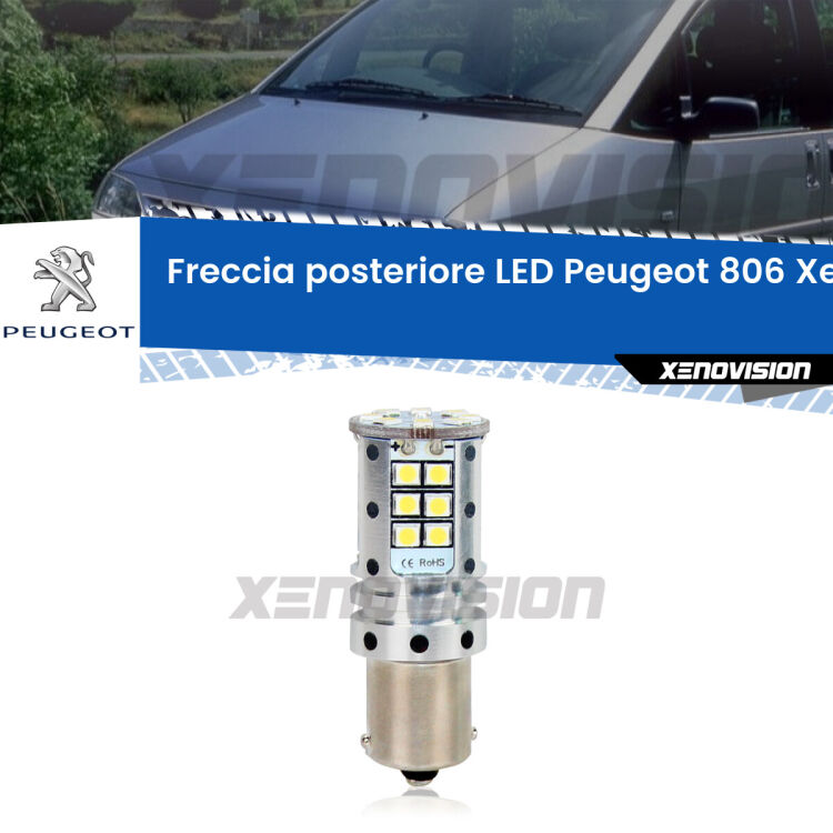 0 Freccia posteriore LED Peugeot 806: Xenovision Arrow P21W <strong>LED </strong><strong>P21W</strong><strong> p</strong><strong><strong>e</strong>r freccia posteriore Peugeot 806</strong>. 8x volte più luce, No Hyperflash, dimensioni compatte. Qualità Massima.