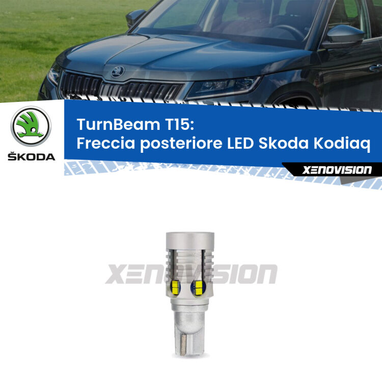 <strong>LED freccia posteriore Skoda Kodiaq </strong>. Una lampada LED T15 per Frecce, ottima resa in ogni direzione, Qualità Massima.