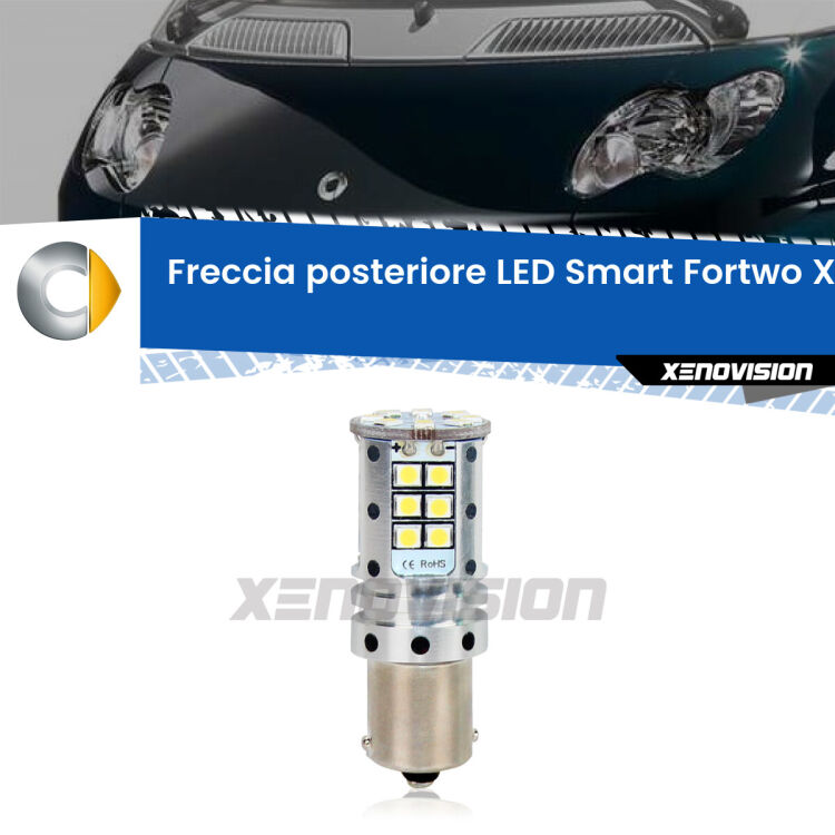 0 Freccia posteriore LED Smart Fortwo: Xenovision Arrow P21W <strong>LED </strong><strong>P21W</strong><strong> p</strong><strong><strong>e</strong>r freccia posteriore Smart Fortwo</strong>. 8x volte più luce, No Hyperflash, dimensioni compatte. Qualità Massima.