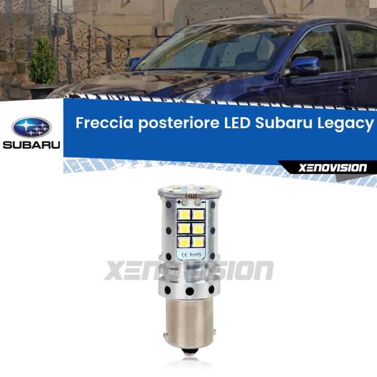 0 Freccia posteriore LED Subaru Legacy II: Xenovision Arrow P21W <strong>LED </strong><strong>P21W</strong><strong> p</strong><strong><strong>e</strong>r freccia posteriore Subaru Legacy II</strong>. 8x volte più luce, No Hyperflash, dimensioni compatte. Qualità Massima.