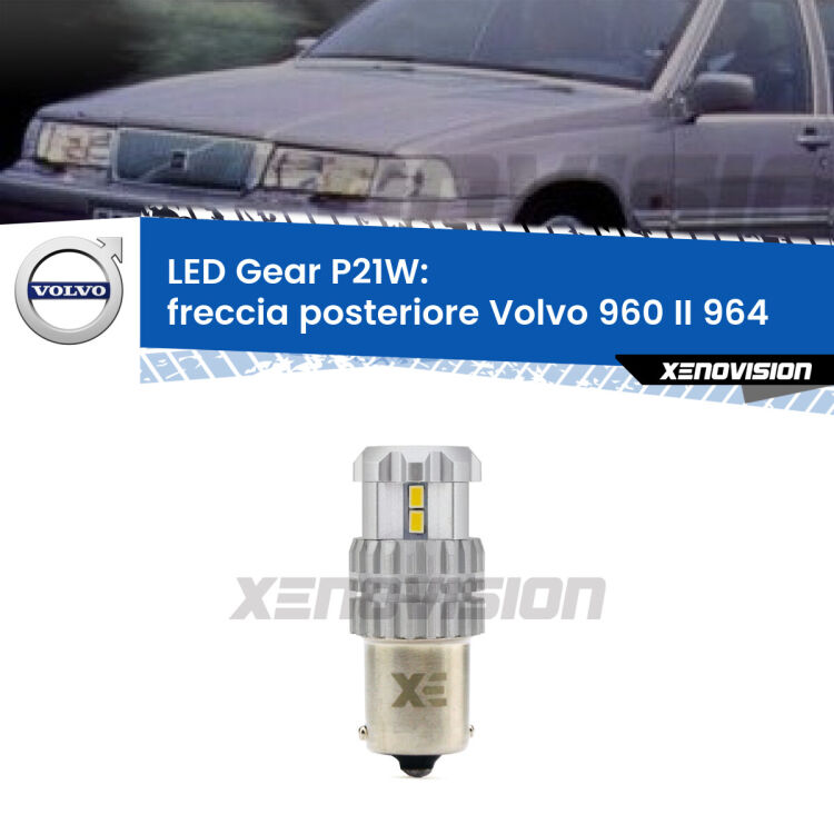 <strong>LED P21W per </strong><strong>Freccia posteriore Volvo 960 II (964) 1994 - 1996</strong><strong>. </strong>Richiede resistenze per eliminare lampeggio rapido, 3x più luce, compatta. Top Quality.

<strong>Freccia posteriore LED per Volvo 960 II</strong> 964 1994 - 1996. Lampada <strong>P21W</strong>. Usa delle resistenze per eliminare lampeggio rapido.