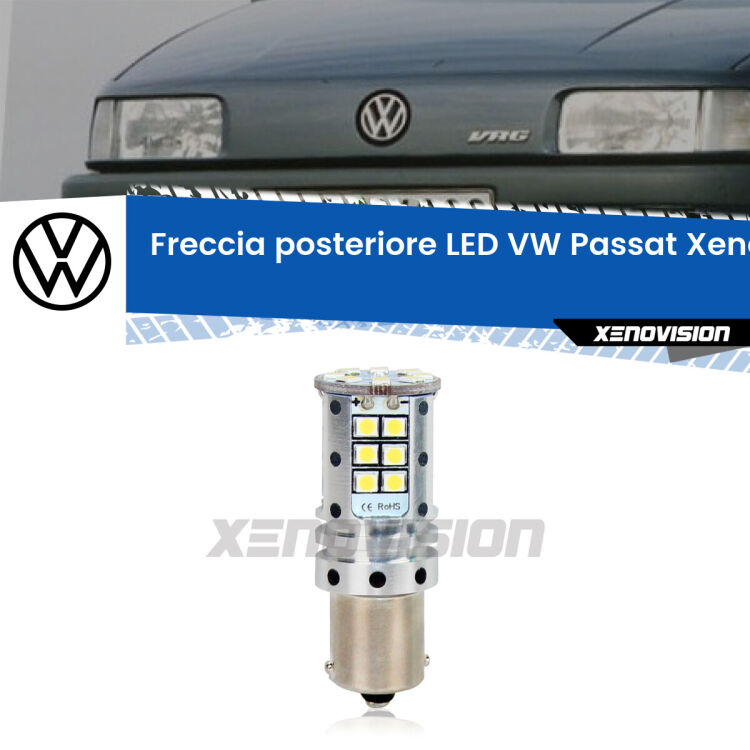 0 Freccia posteriore LED VW Passat: Xenovision Arrow P21W <strong>LED </strong><strong>P21W</strong><strong> p</strong><strong><strong>e</strong>r freccia posteriore VW Passat</strong>. 8x volte più luce, No Hyperflash, dimensioni compatte. Qualità Massima.